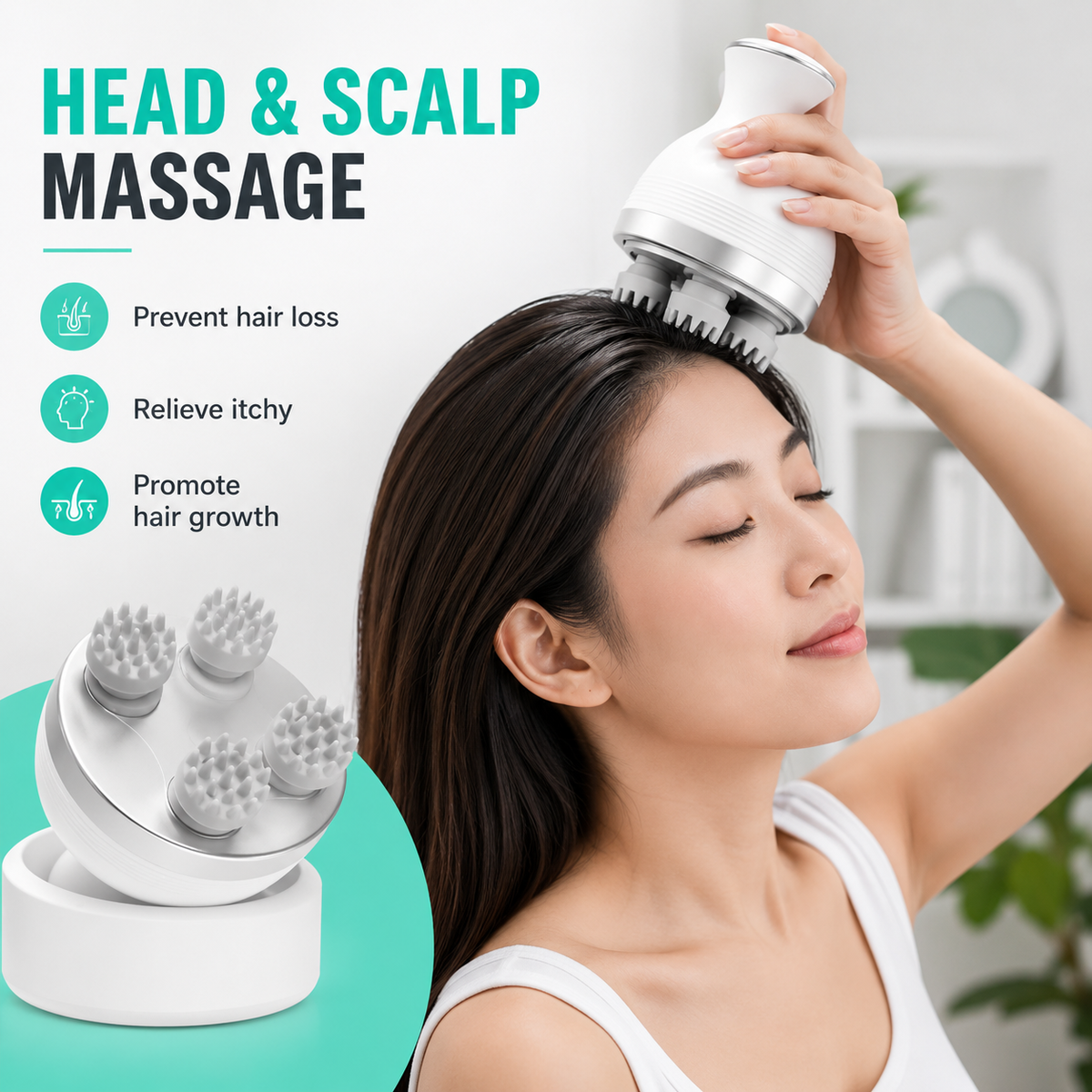 Electric Scalp Massager For Hair Care