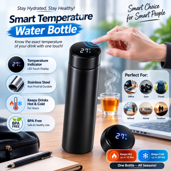 Water Temperature Bottle
