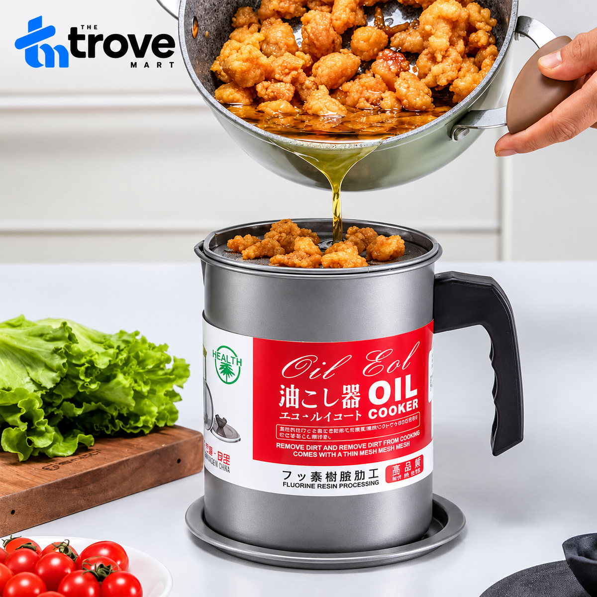 Kitchen Oil Filter Pot
