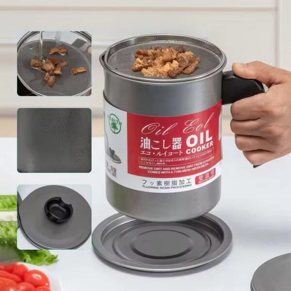 Kitchen Oil Filter Pot