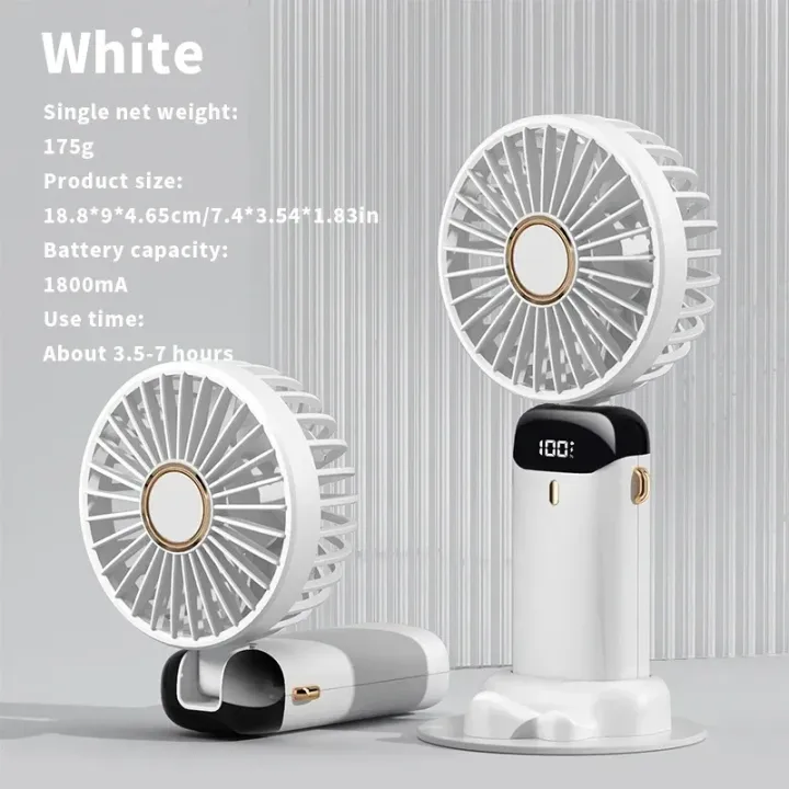 Summer USB Rechargeable Handheld Mini Fan Toy Cartoon Design for Kids Outdoor Portable Desktop Use - Image 2