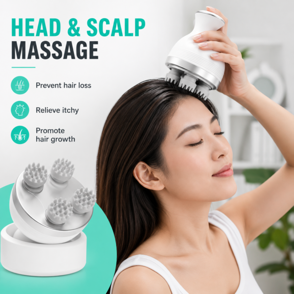 Electric Scalp Massager For Hair Care