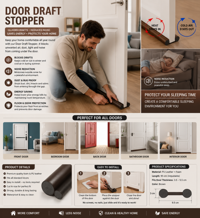 Under Door Draft Stopper