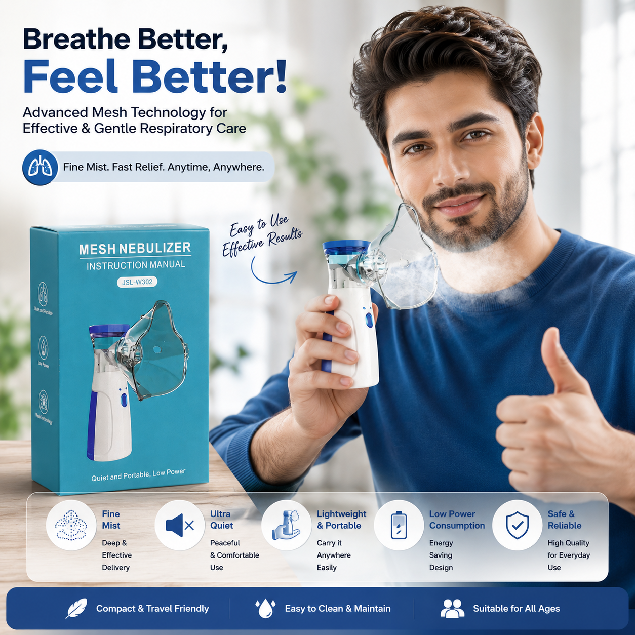 Medical Silent Mesh Nebulizer