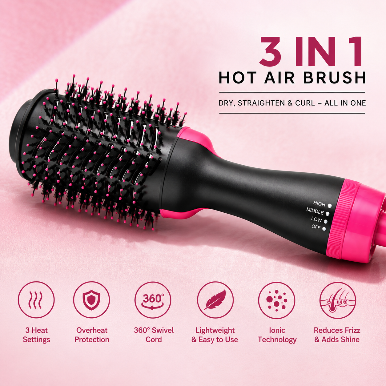 Hair Dryer 3in1